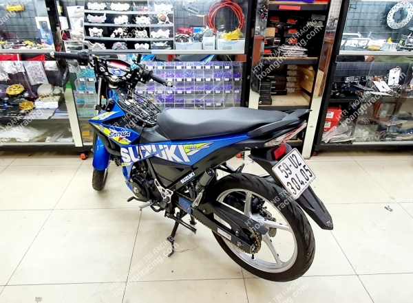 Suzuki Satria nâng cấp Smartkey chính hãng Honda  - Mâm 5 cây Asiro 