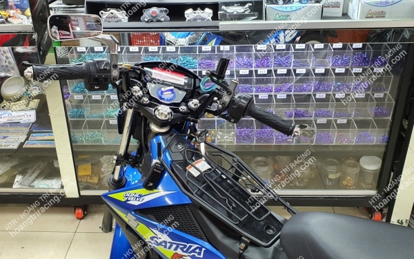 Suzuki Satria nâng cấp Smartkey chính hãng Honda  - Mâm 5 cây Asiro 