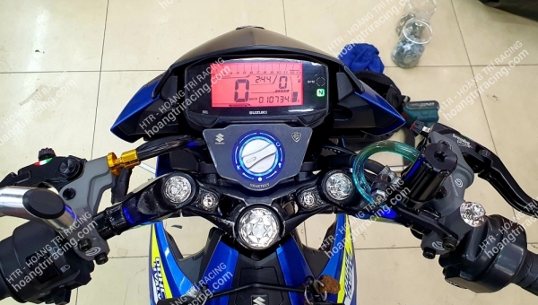 Suzuki Satria nâng cấp Smartkey chính hãng Honda  - Mâm 5 cây Asiro 