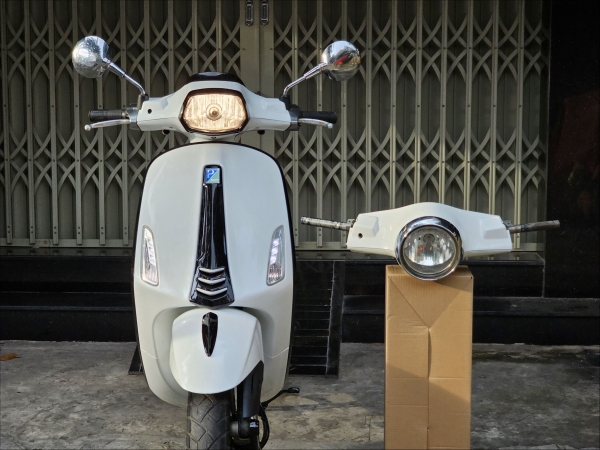 Vespa Primavera độ đầu đèn Vespa Sprint - Phương Vy