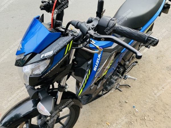 Suzuki Satria dọn kiểng 2 món tay thắng bình dầu RCS - Đèn trợ sáng CX60