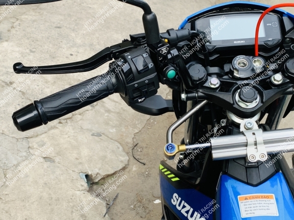 Suzuki Satria dọn kiểng 2 món tay thắng bình dầu RCS - Đèn trợ sáng CX60