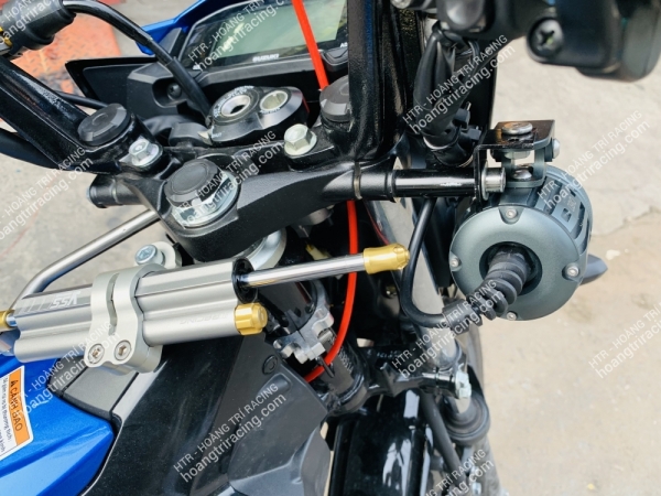 Suzuki Satria dọn kiểng 2 món tay thắng bình dầu RCS - Đèn trợ sáng CX60