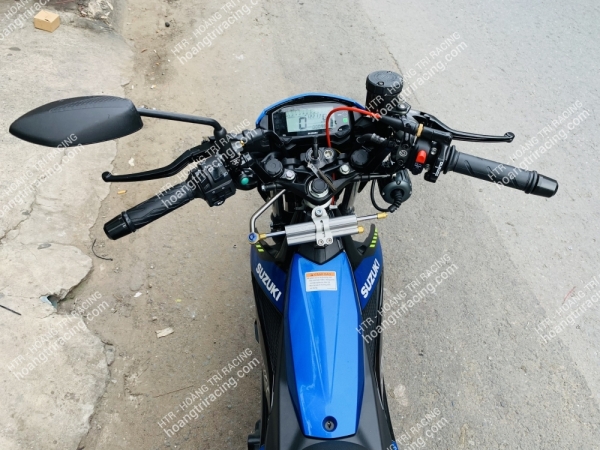 Suzuki Satria dọn kiểng 2 món tay thắng bình dầu RCS - Đèn trợ sáng CX60