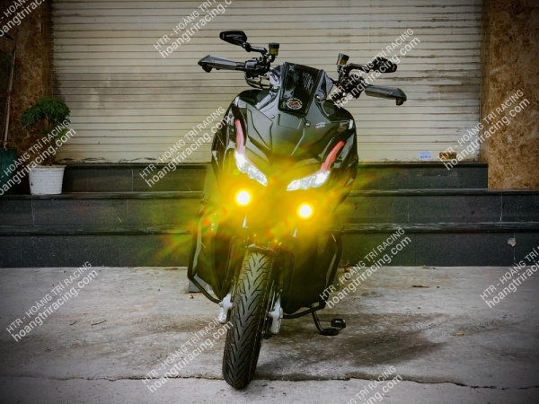 Dàn áo Batman ADV 150 đen bóng - Long Thanh Mai 